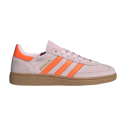 Adidas Handball Spezial Clear Pink Solar Orange dames sneaker zijkant rechts