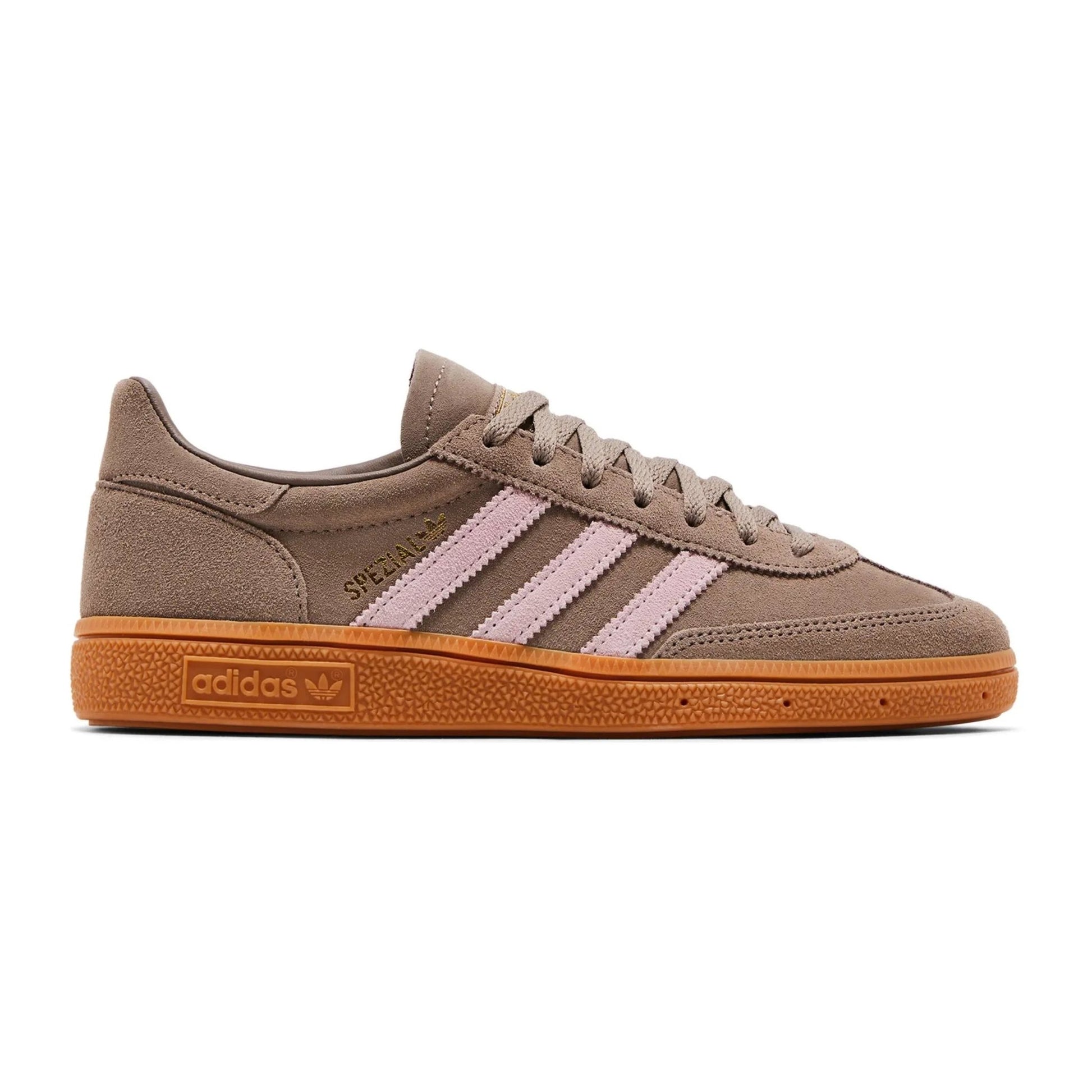 Adidas Handball Spezial Chalky Brown Clear Pink sneaker zijkant rechts