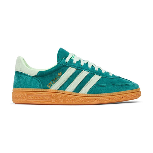 Adidas Handball Spezial Collegiate Green Green Spark dames sneaker zijkant links