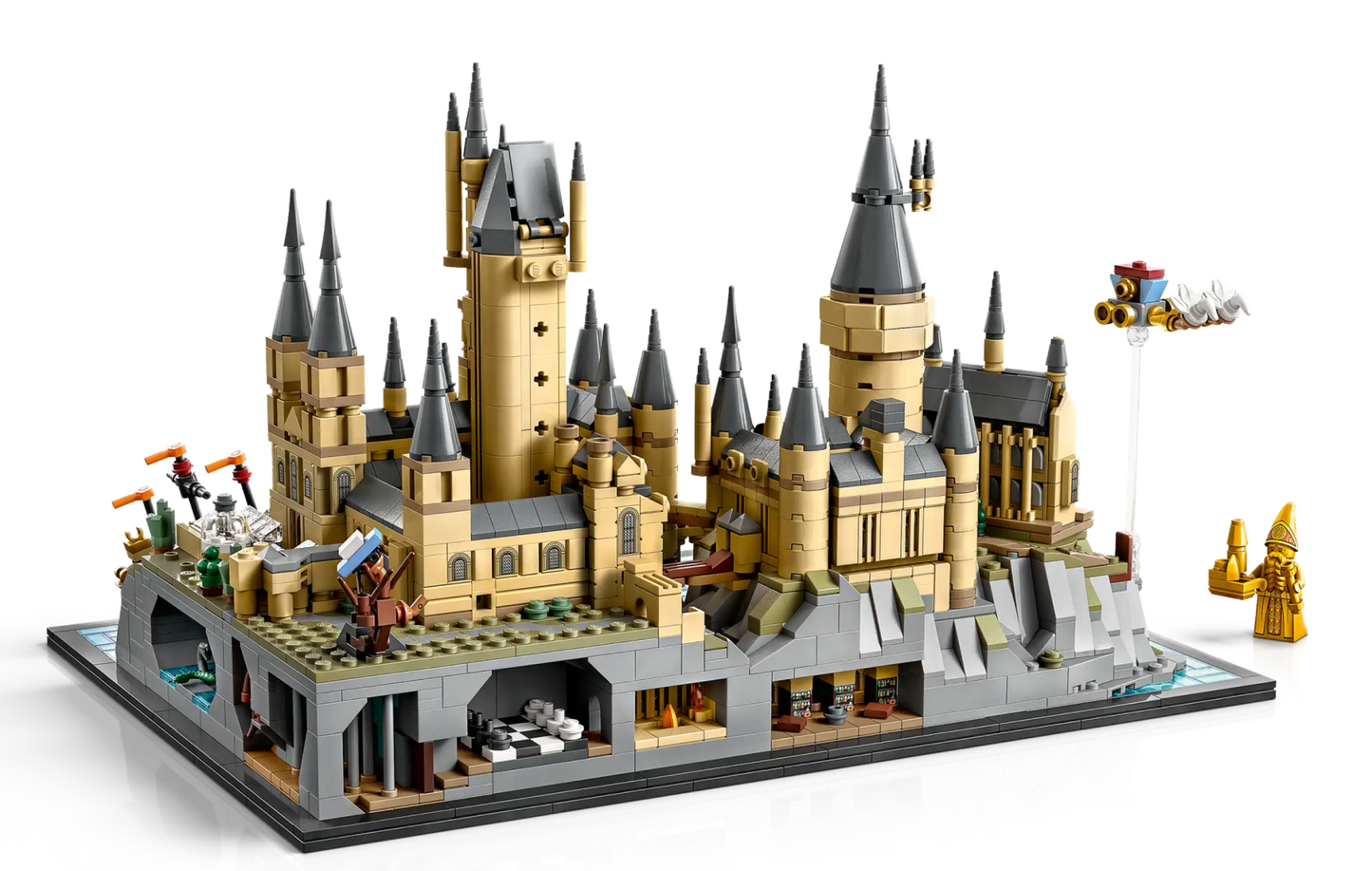 Creatief bouwmoment met LEGO Harry Potter Kasteel Zweinstein model