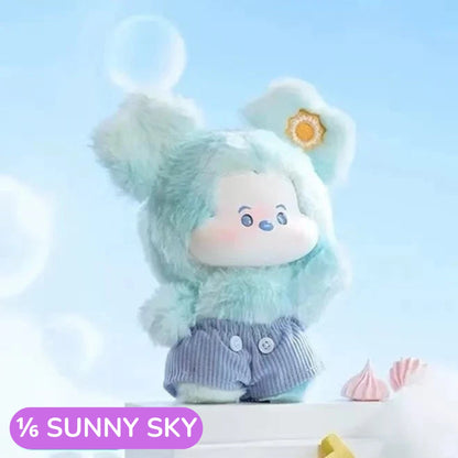 Miniso Disney Blind Box Mickey Head In The Clouds Vinyl Plush Pendant Surprise Box