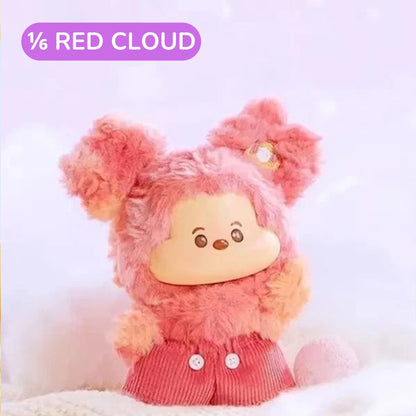 Miniso Disney Blind Box Mickey Head In The Clouds Vinyl Plush Pendant Surprise Box