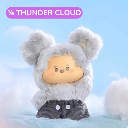 Miniso Disney Blind Box Mickey Head In The Clouds Vinyl Plush Pendant Surprise Box