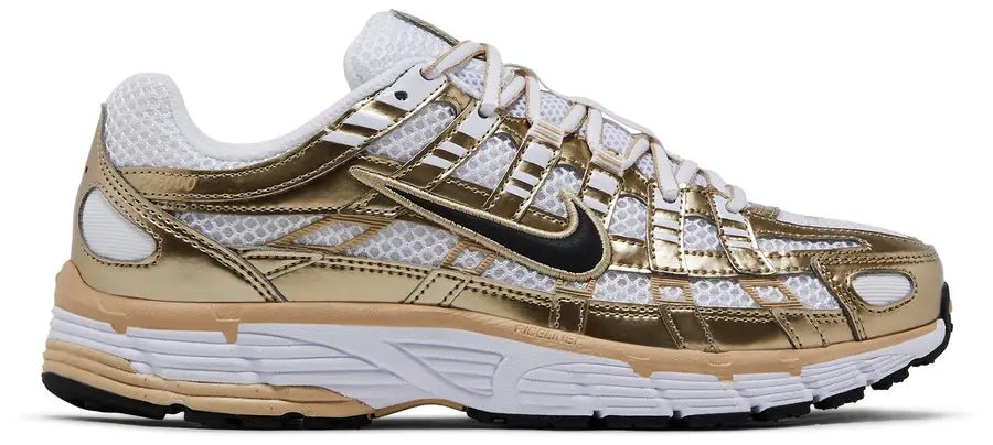 Nike P-6000 Gold damesschoen zijkant links