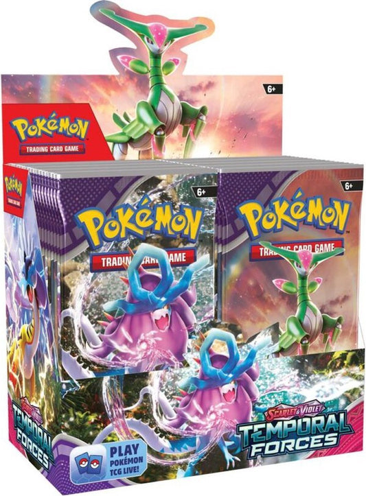 Pokémon Scarlet & Violet Temporal Forces Booster Box (36 packs) - HYP3 - 0820650866395 - Pokémon