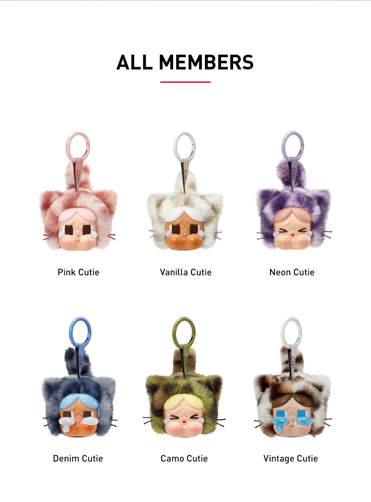 Pop Mart CRYBABY Wild but Cutie Series Vinyl Plush Pendant Blind Box