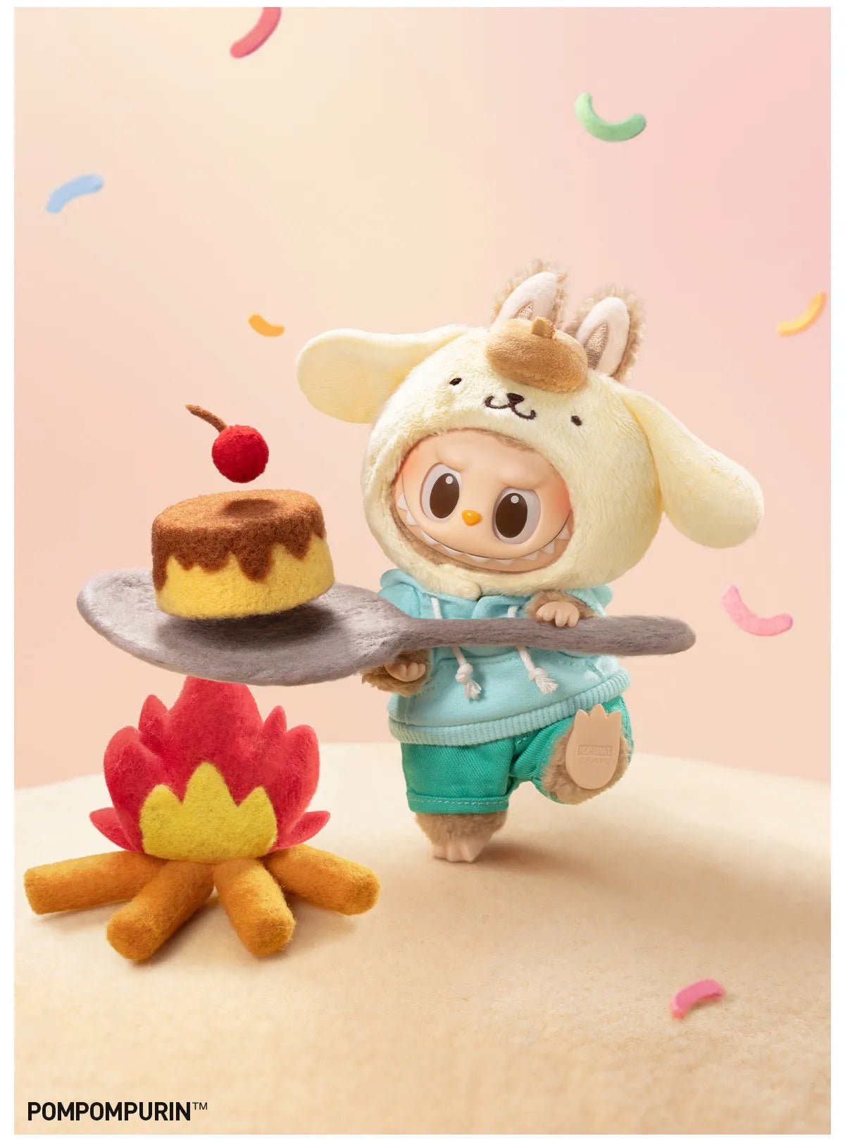 Pop Mart The Monsters Labubu x Hello Kitty and Friends Series Blind Box Vinyl Plush Pendant