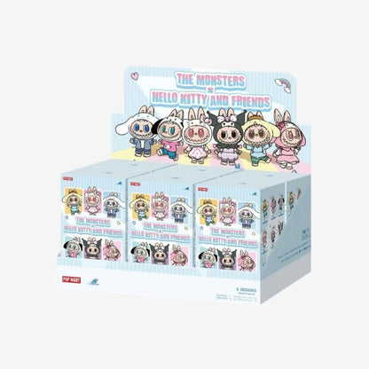 Pop Mart The Monsters Labubu x Hello Kitty and Friends Series Blind Box Vinyl Plush Pendant