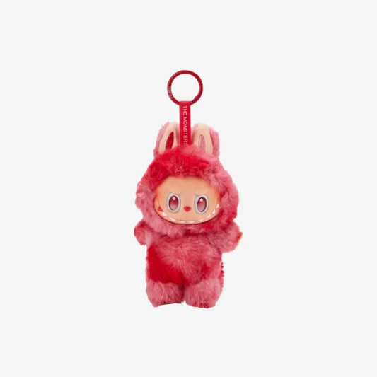 Pop Mart Labubu Big into Energy Love Vinyl Plush Pendant – exclusieve collectible met tie-dye afwerking en hartdetail, 37 cm pluche figuur