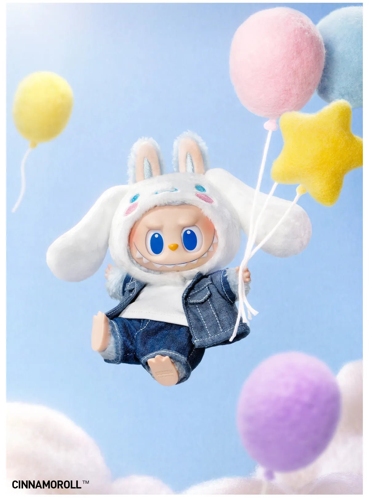 Pop Mart The Monsters Labubu x Hello Kitty and Friends Series Blind Box Vinyl Plush Pendant