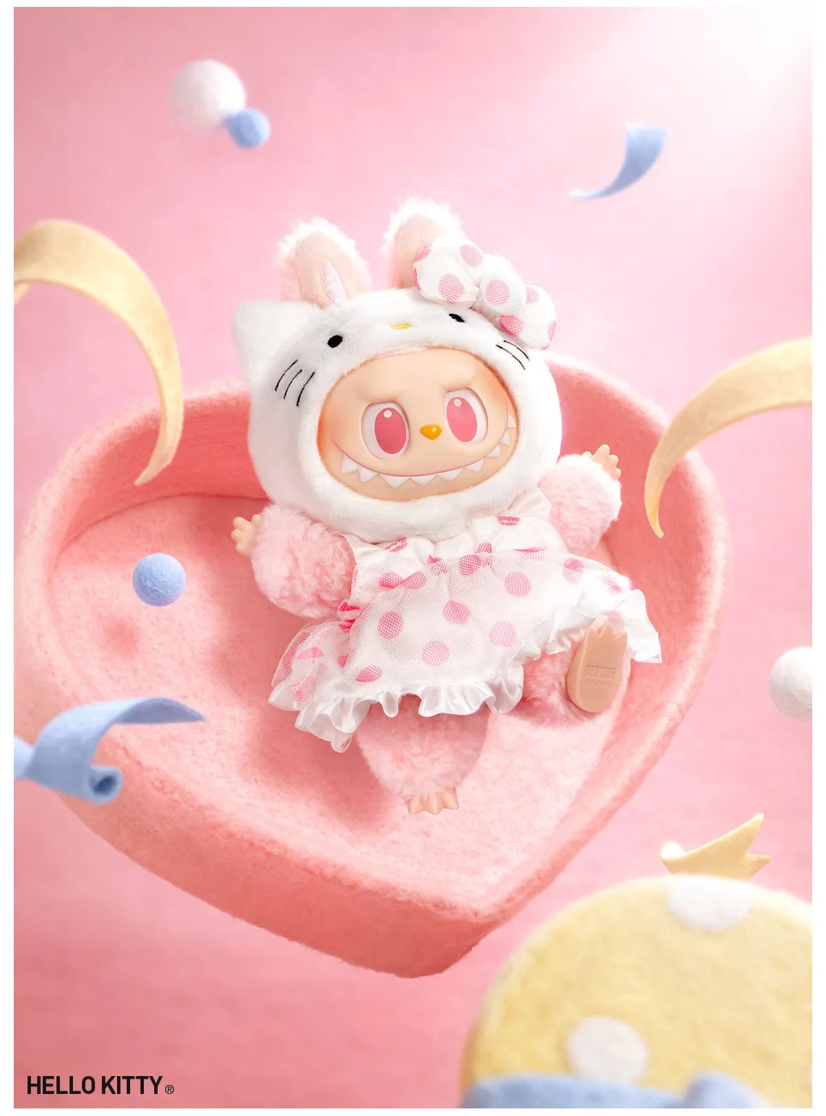 Pop Mart The Monsters Labubu x Hello Kitty and Friends Series Blind Box Vinyl Plush Pendant