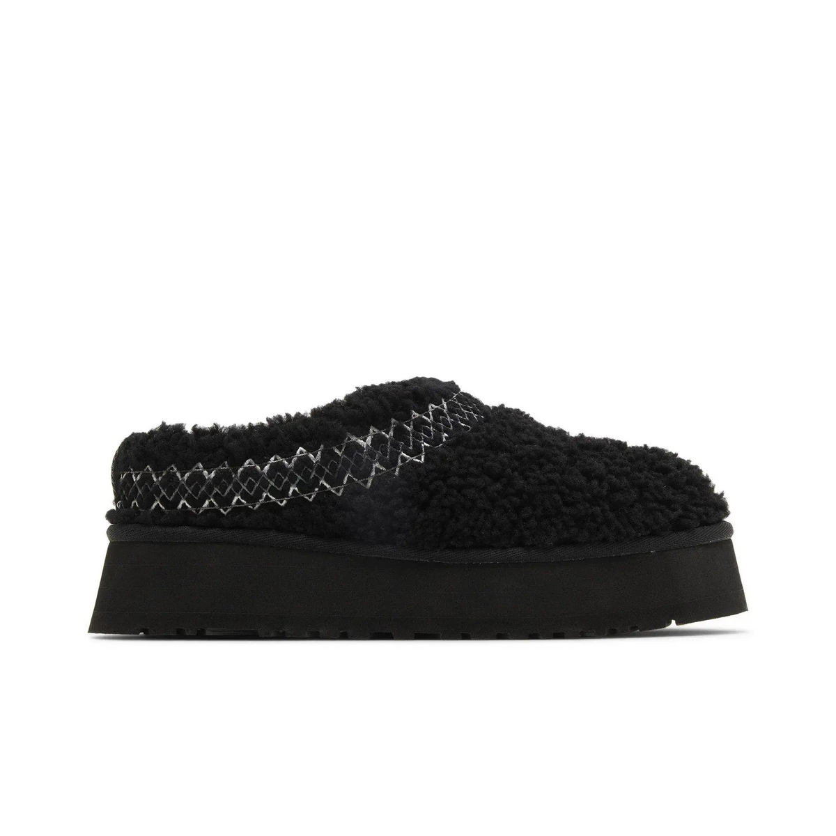 UGG Tazz Slipper Heritage Braid Black (Women's) sneaker 1 - stylecode 1143976-BLK